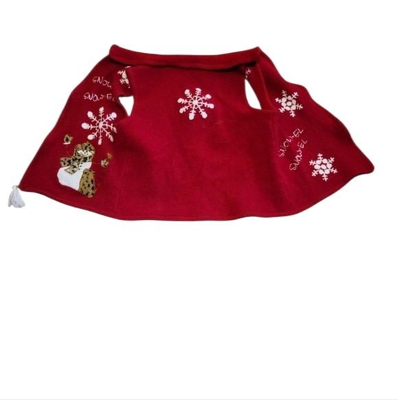 Vintage UGLY CHRISTMAS SWEATER Red Size L - Picture 5 of 7